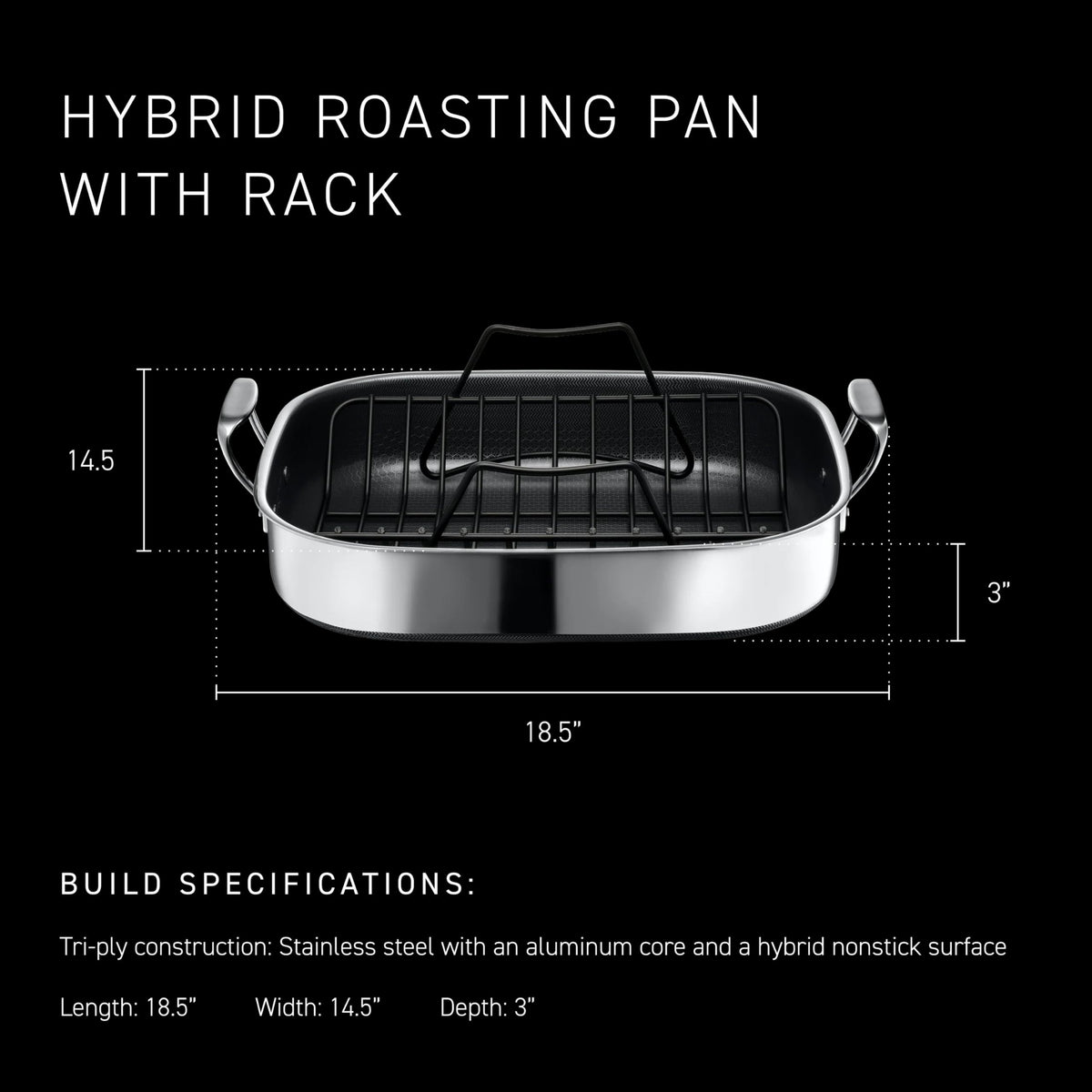 HexClad tempered-glass lid showcases browning without losing heat.