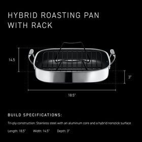 HexClad tempered-glass lid showcases browning without losing heat.