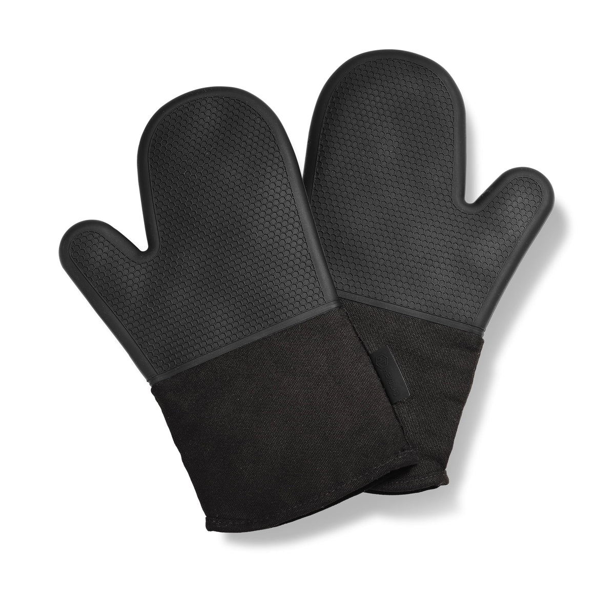 HexClad oven mitt set pair in box ready for use in kitchen
