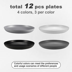 HEYCOME BPA-free wheat straw plates offer safe, non-toxic dining options for everyday use.