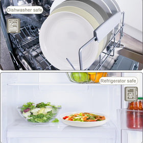 HEYCOME BPA-free wheat straw plates offer a safe kitchen option