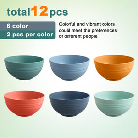 Heycome bowls in six bright colors brighten meals and table settings.