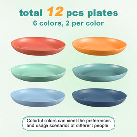 HEYCOME deep 10-inch plates for versatile serving and easy handling.
