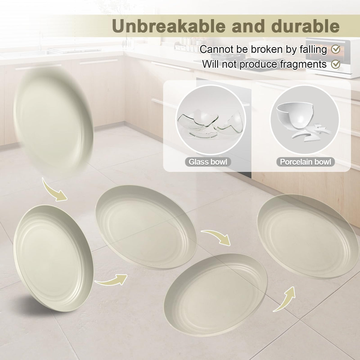 HEYCOME microwave and dishwasher-safe plates ideal for quick meals