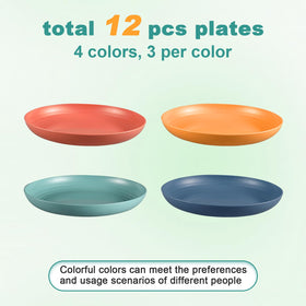 HEYCOME edge-smooth plates with high-texture finish for easy cleaning.