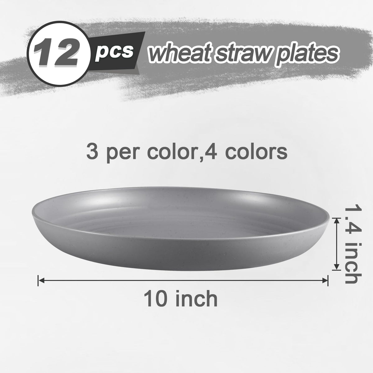 HEYCOME edge-smooth plates in four colors add a stylish, kid-friendly dining vibe.