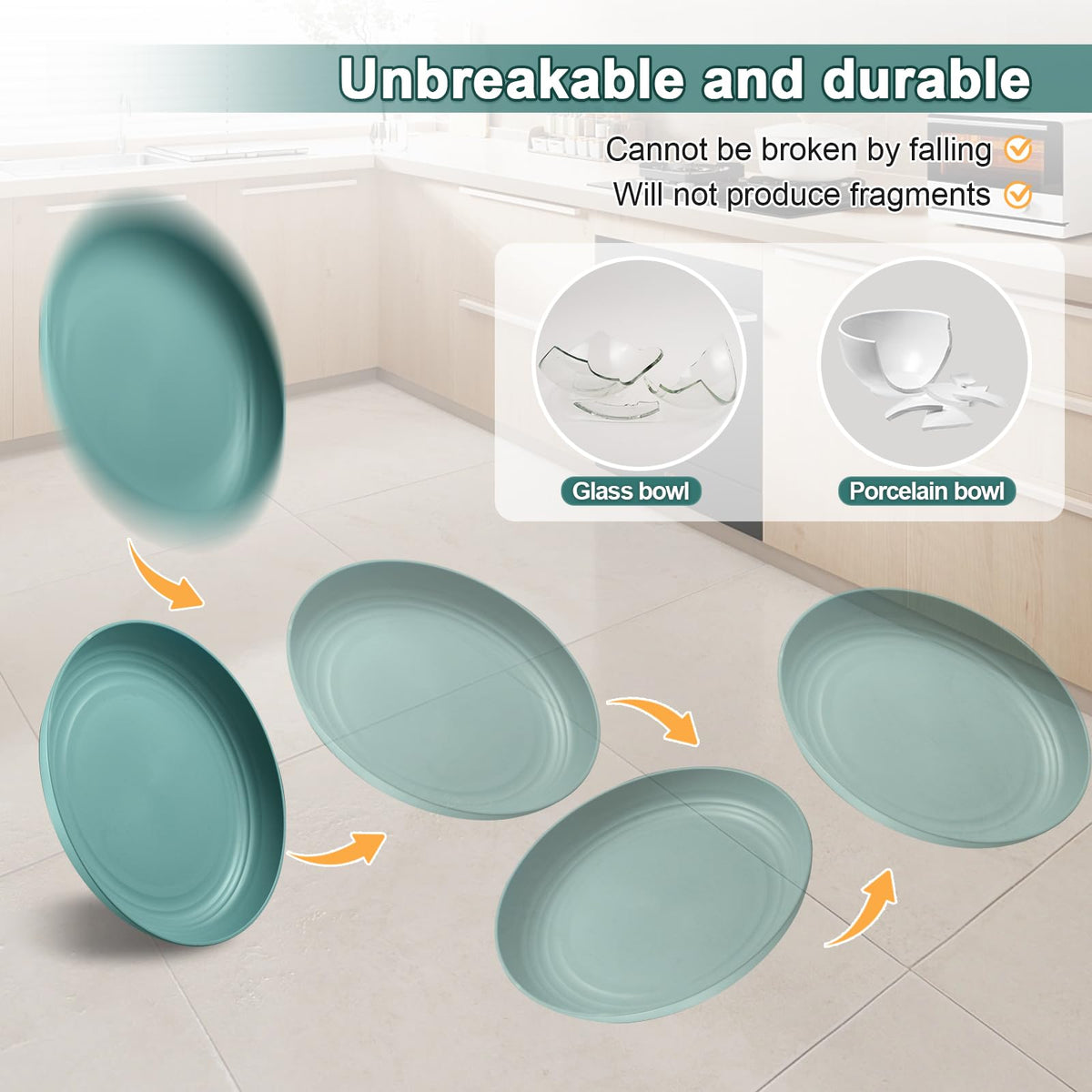 HEYCOME microwave-safe plates offer quick reheating without extra tools.