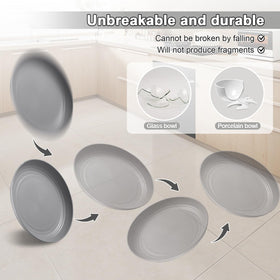 HEYCOME thickened, durable plates resist impact for reliable everyday dining.