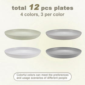 HEYCOME thickened material for durable, long-lasting dinner plates