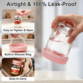 Heyglee stainless steel spoon with silicone holder simplifies scooping and cleaning