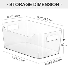 Heyuzb cabinet organizer bin great for lids and small containers.