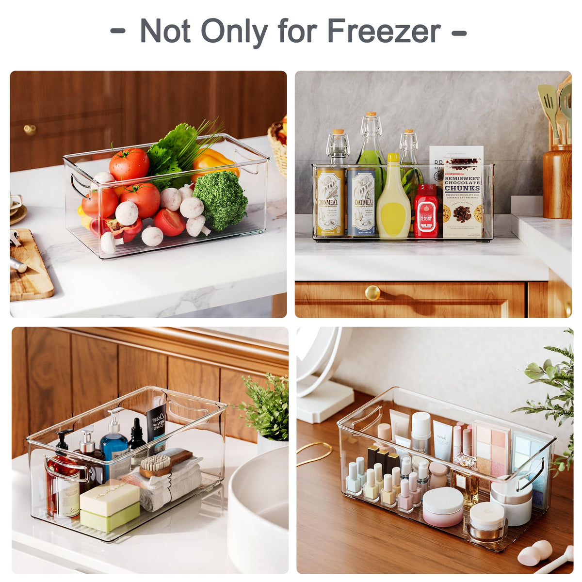 Heyuzb refrigerator organization solution for compact freezers and shelves.