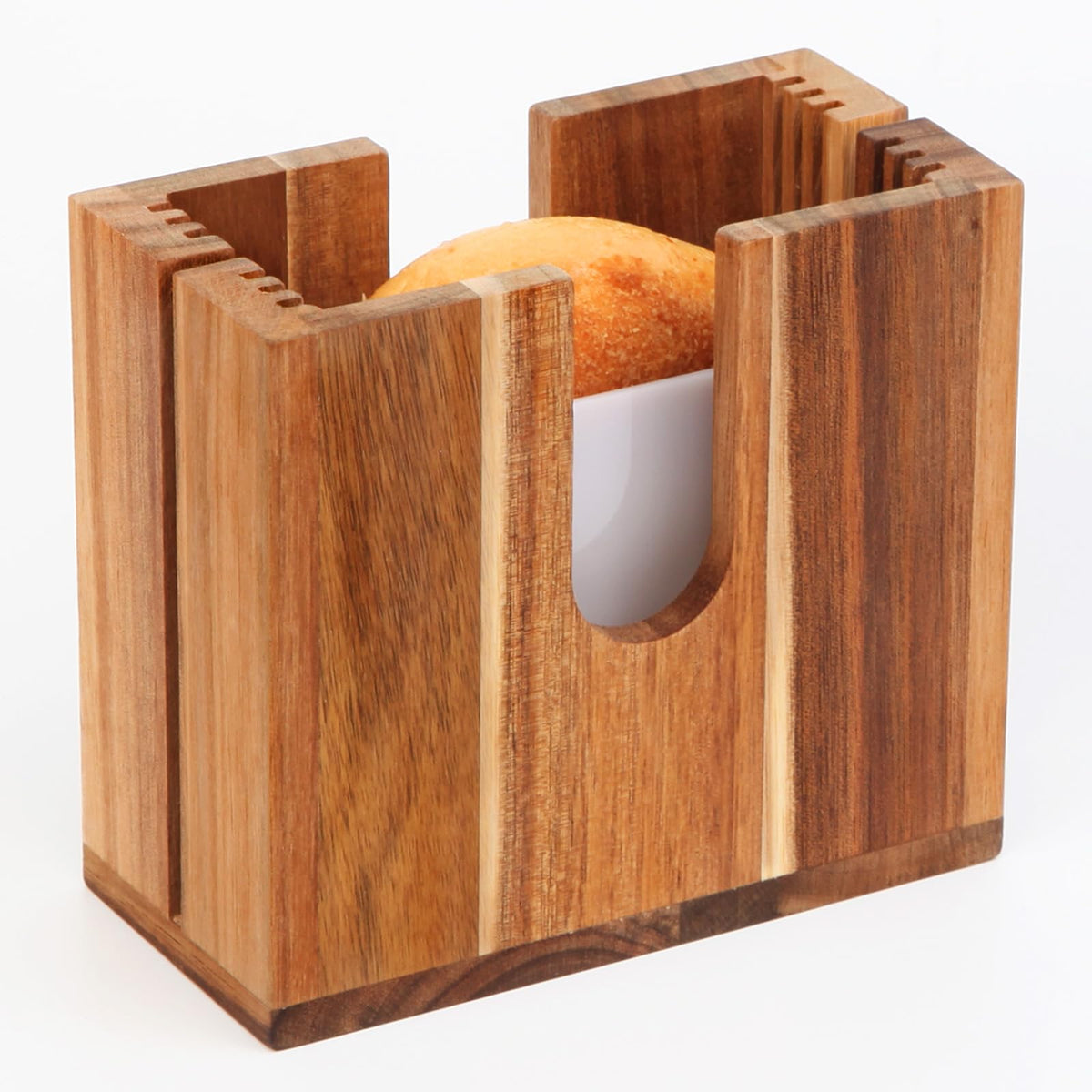 HeywoodCabin bagel slicer base non-slip keeps slices steady on the counter.