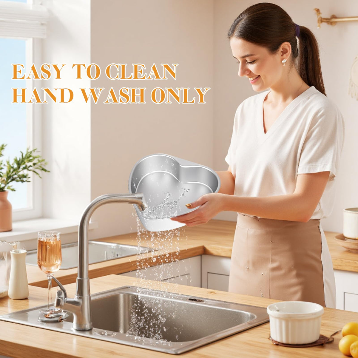 HEYYUMI hand wash recommended to maintain nonstick performance.