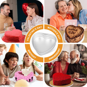 HEYYUMI versatile pans suit cakes, brownies, and chocolates for gatherings.