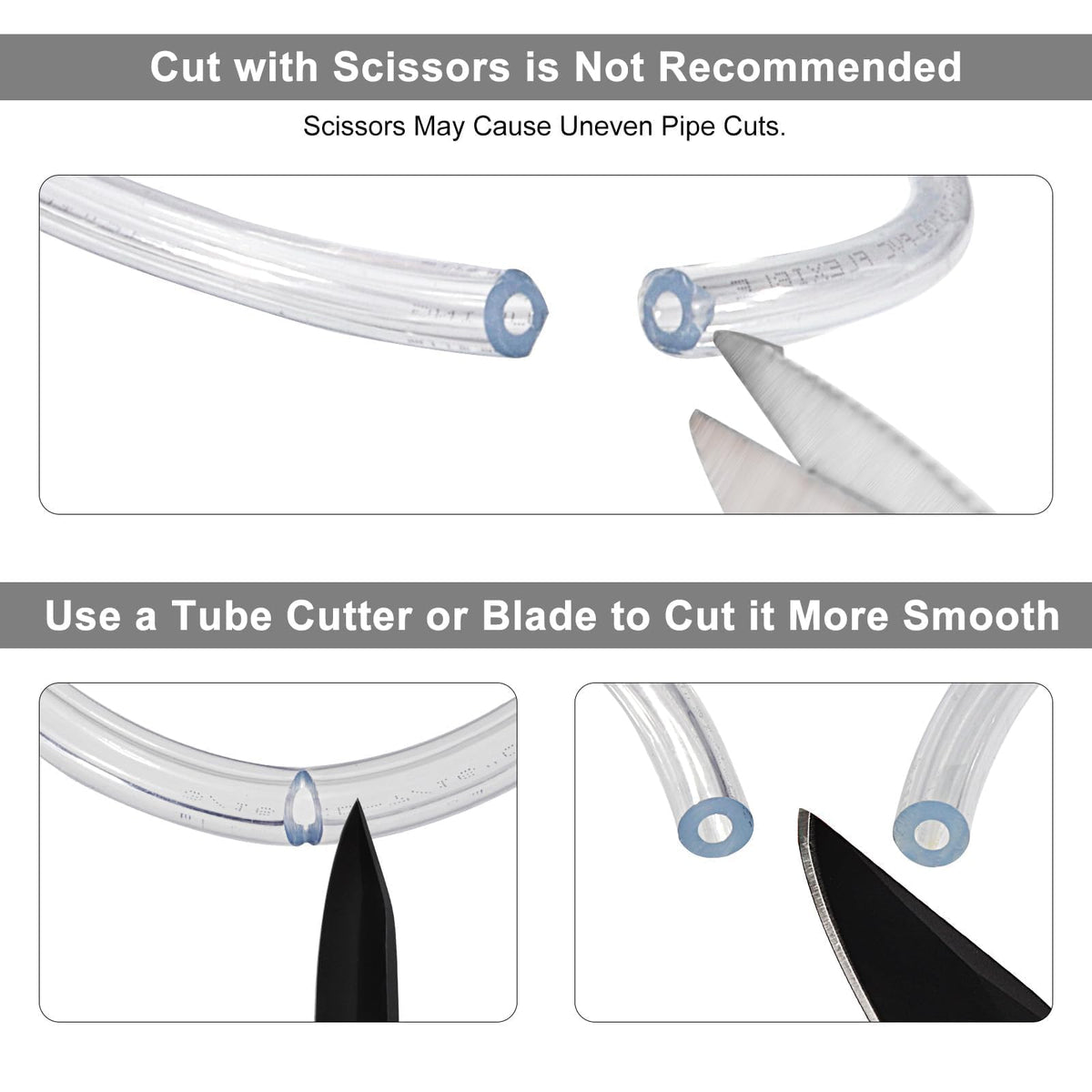 Hgkeke clear vinyl tubing reduces sediment and preserves flavor
