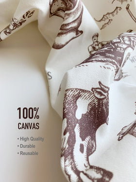 Hglian canvas bag holder with durable material for long-lasting use.