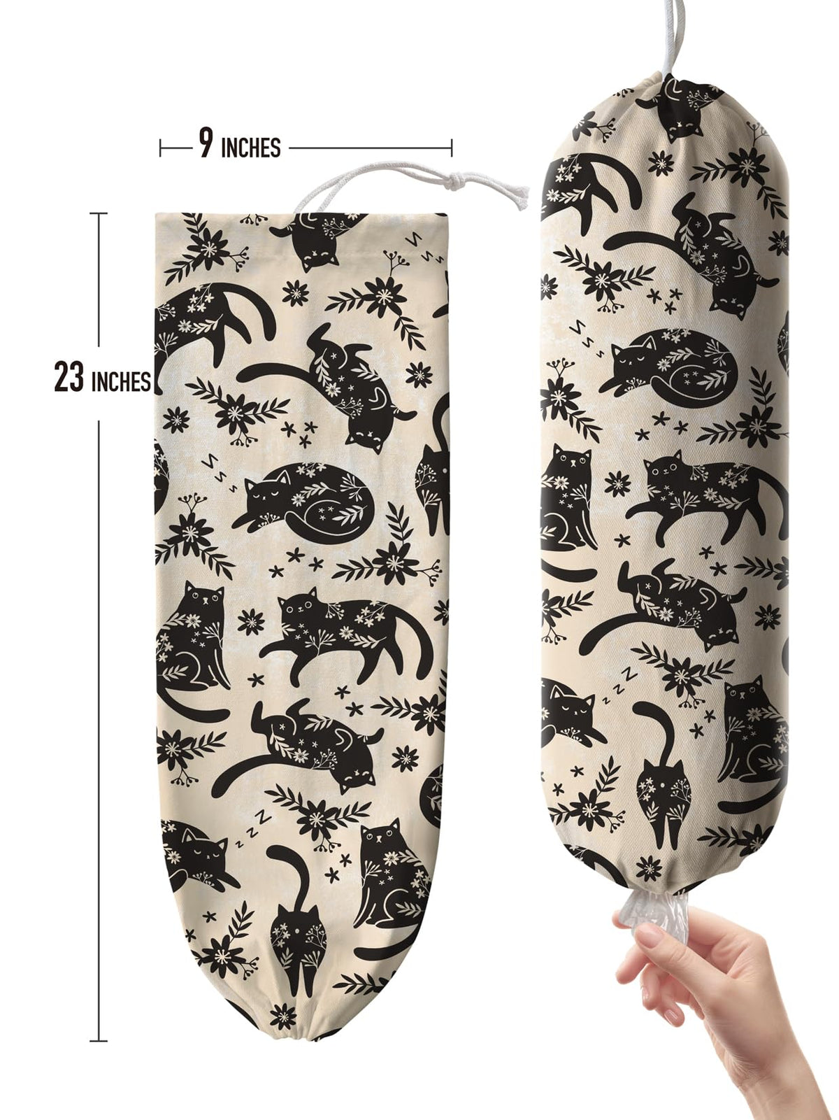 Hglian housewarming gift bag storage suited for cat lovers and decor fans.