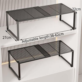 Black finish on HGZBS shelf complements modern spaces