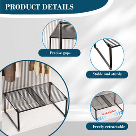HGZBS heavy-duty wire construction supports bulky items with ample air flow.