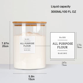 HHMJSM glass jar wide mouth enables easy filling and scooping.