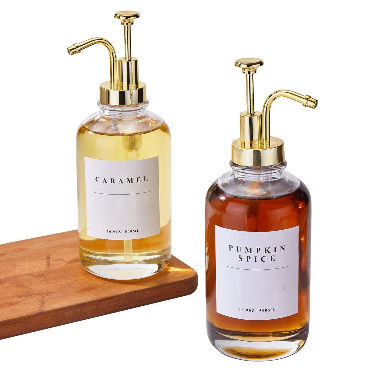 HHSME gift-ready syrup dispenser set for coffee lovers