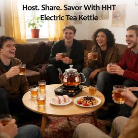 HHT BPA-free glass kettle emphasizes plastic-free brewing