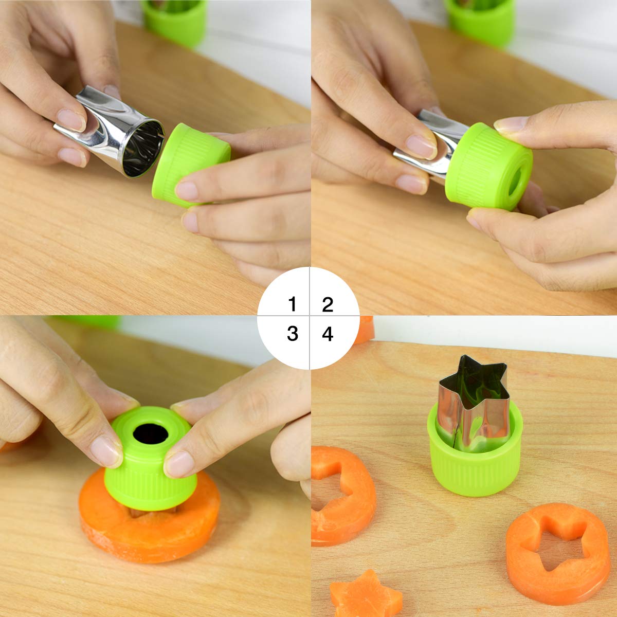 Hhyn star cutter adds playful shapes to sandwiches and fruit
