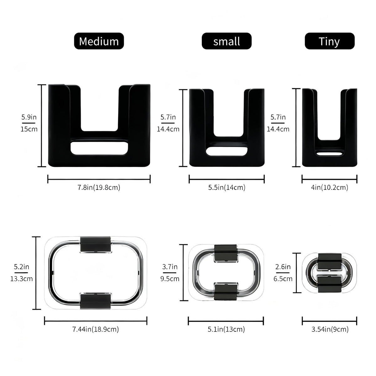 Hhyoisn lid organizer side-access design for quick grab from any angle