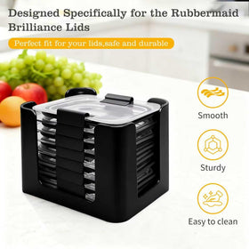 Hhyoisn lid organizer top-down view highlights compact, space-saving design