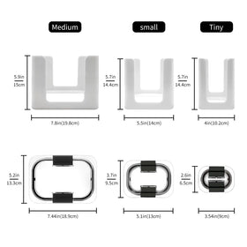 One-piece lid holder from Hhyoisn requires no assembly for easy setup.