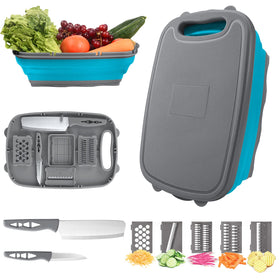 HI NINGER collapsible cutting board folded for compact camping setup