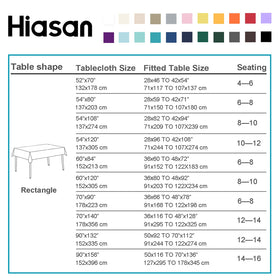 Hiasan outdoor picnic setup stays clean with waterproof, wipeable fabric