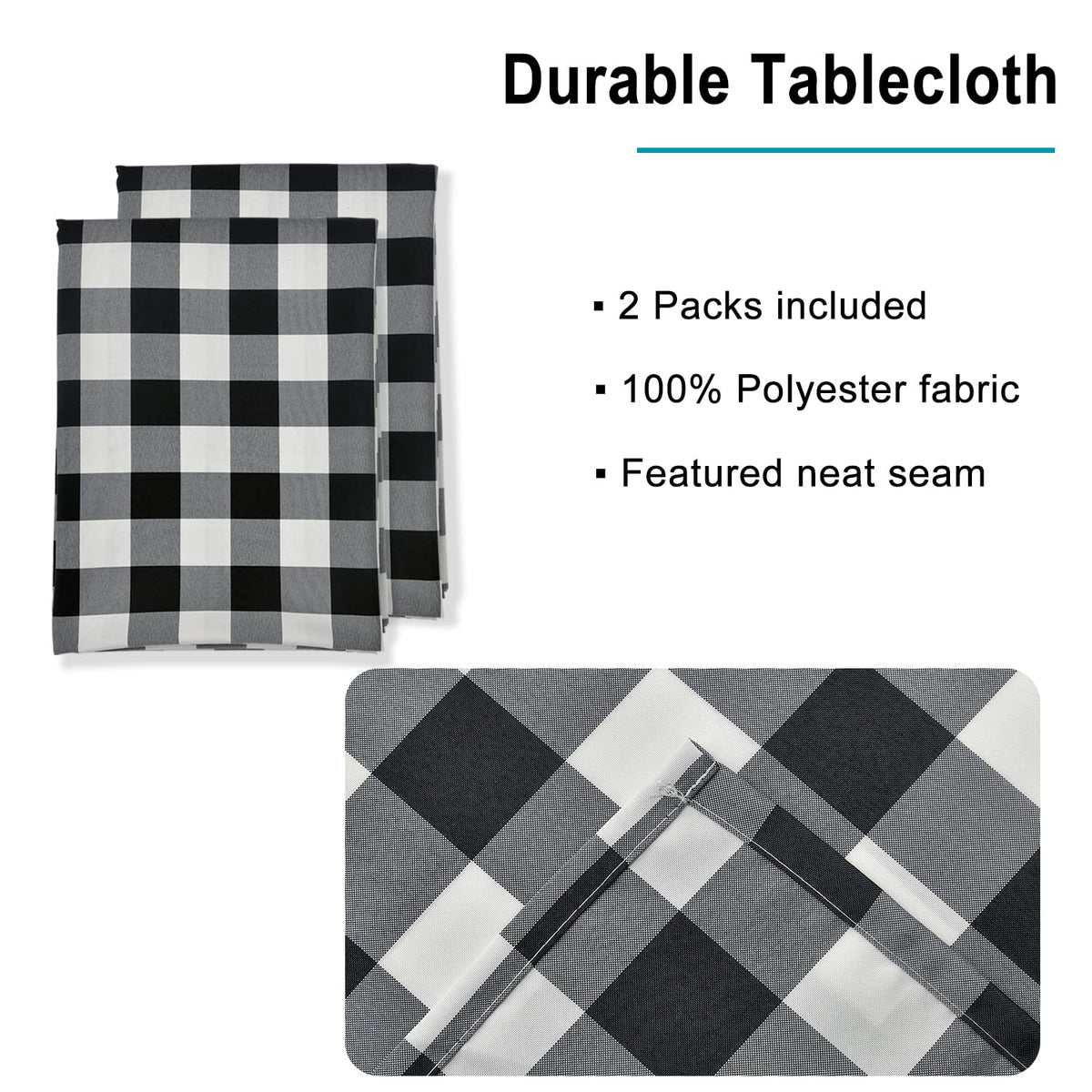Hiasan outdoor plaid tablecloth fits picnic setups with easy cleanup