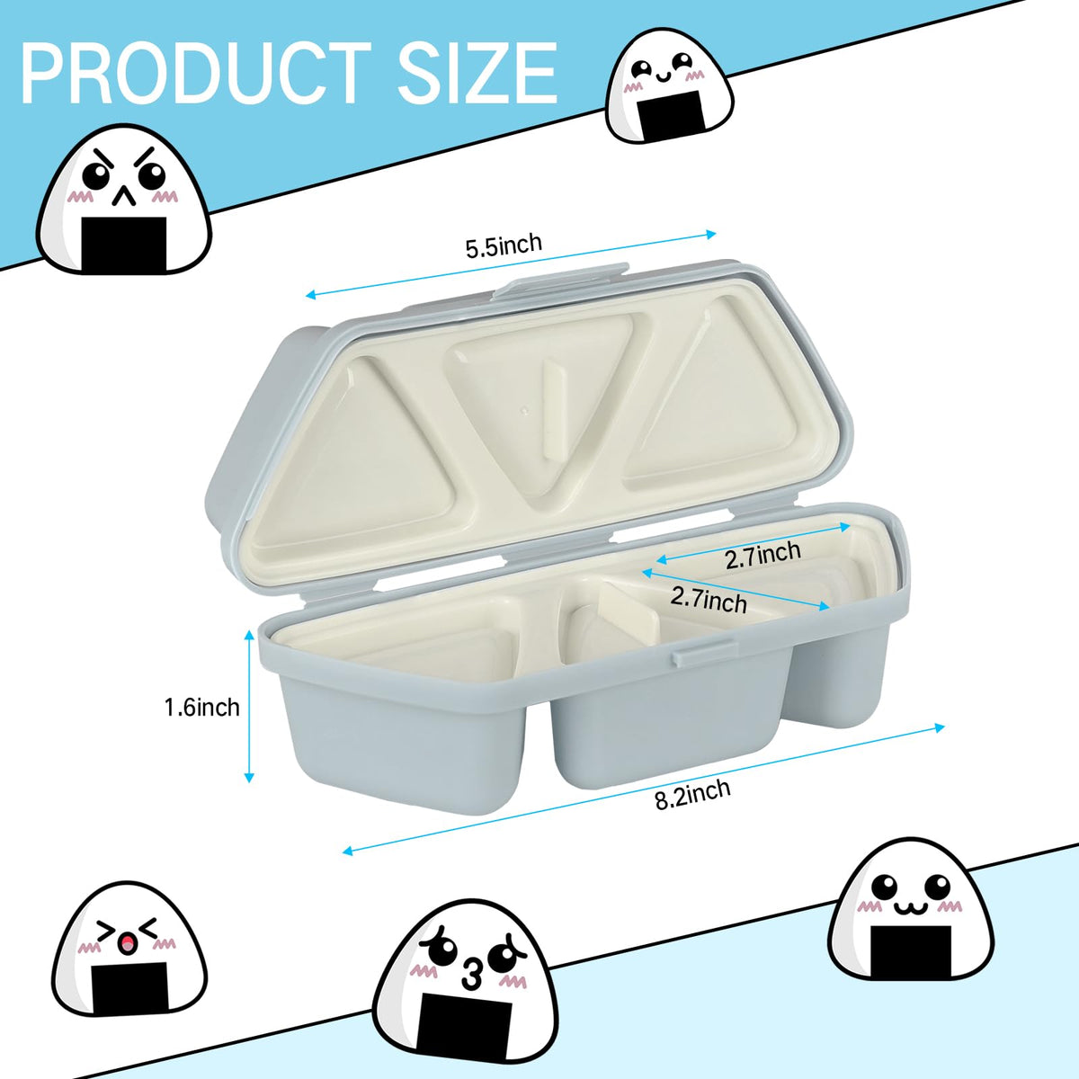 HIBILDER onigiri mold with quick-use design for easy shaping.