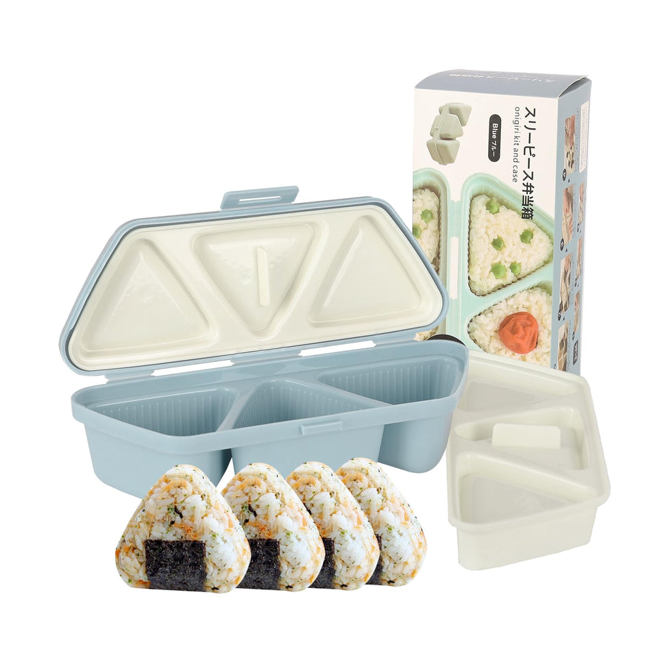 HIBILDER onigiri mold: six triangles for quick serving.