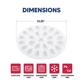 HIC Kitchen porcelain dish is dishwasher safe for simple cleanup.