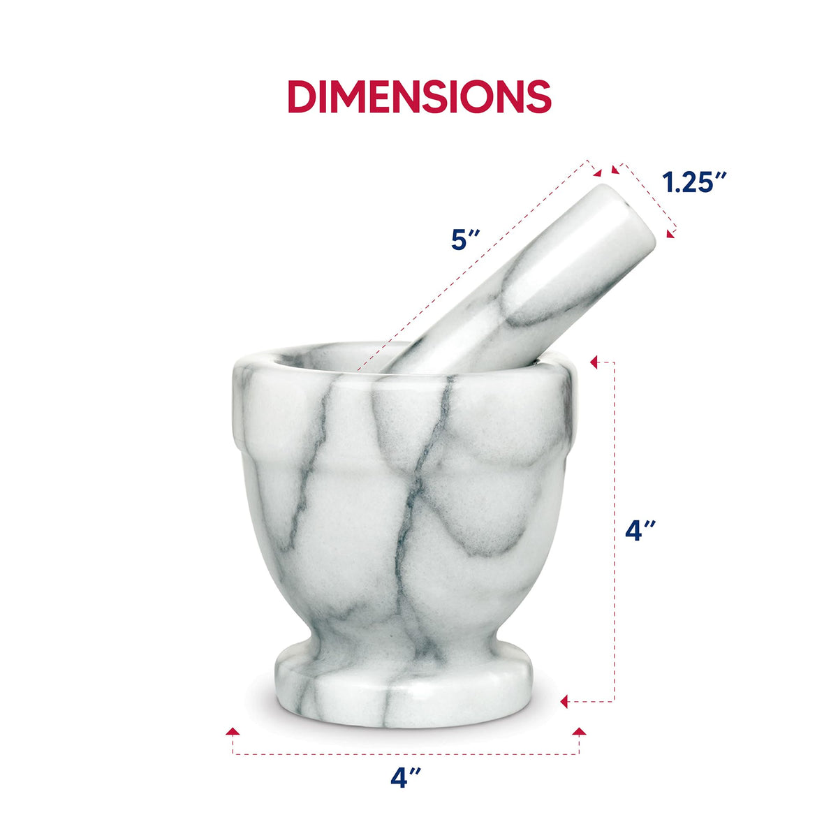 HIC Kitchen elegant marble set complements any countertop decor