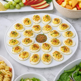 HIC Kitchen fine white porcelain dish with durable, elegant finish for gatherings.