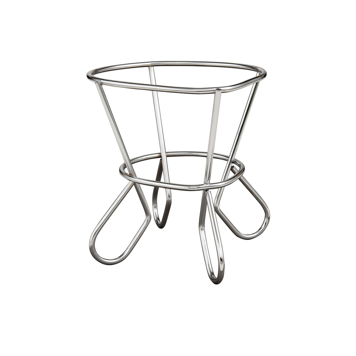 HIC Kitchen ham rack with oval opening securely cradling ham for even cooking