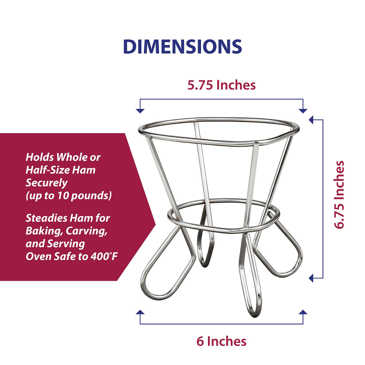 Oven safe up to 400 degrees Fahrenheit for meals