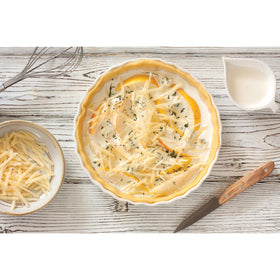 HIC Kitchen soufflé dish is dishwasher safe and durable for everyday use.