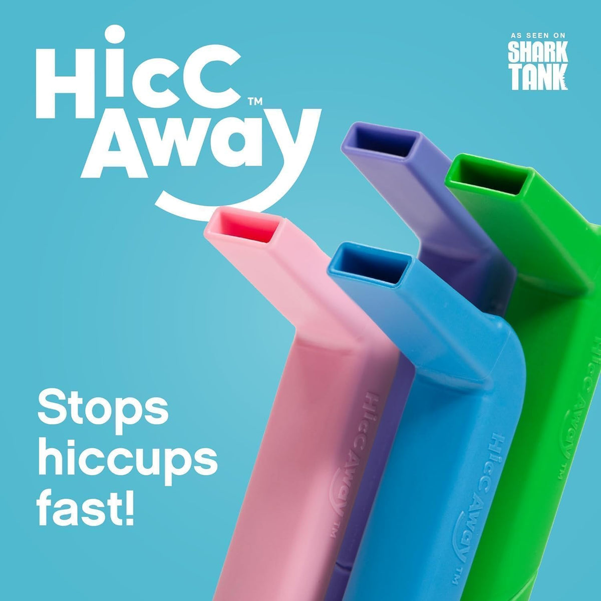 HiccAway child-use mode helps ease hiccups in kids with water