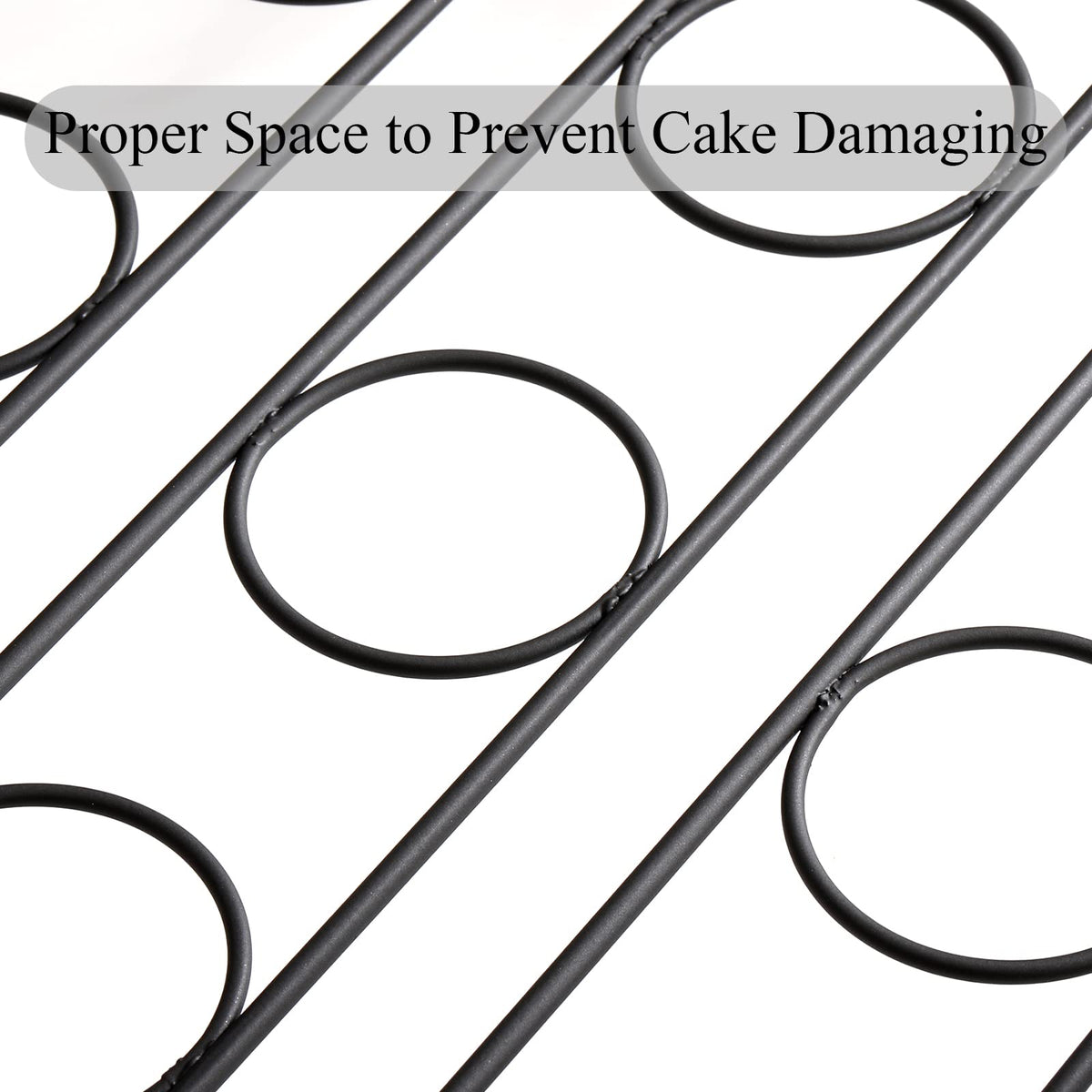 Metal cupcake cone holder by Hiceeden keeps pastries stable during baking