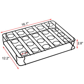 Hiceeden non-stick cone baking rack cleans easily after use