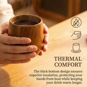 Hiceeden thermal-insulation bottom design preserves warmth without burning hands.
