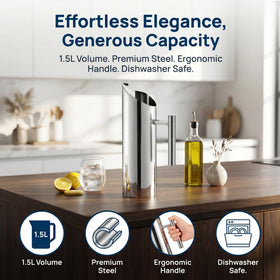 Hiceeden 51oz capacity pitcher ready for large servings