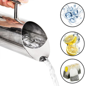 Hiceeden ice guard feature preventing splash during pouring