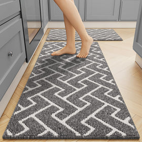 hicorfe kitchen rug 20x32 with non-slip backing for a secure, kitchen-ready surface.