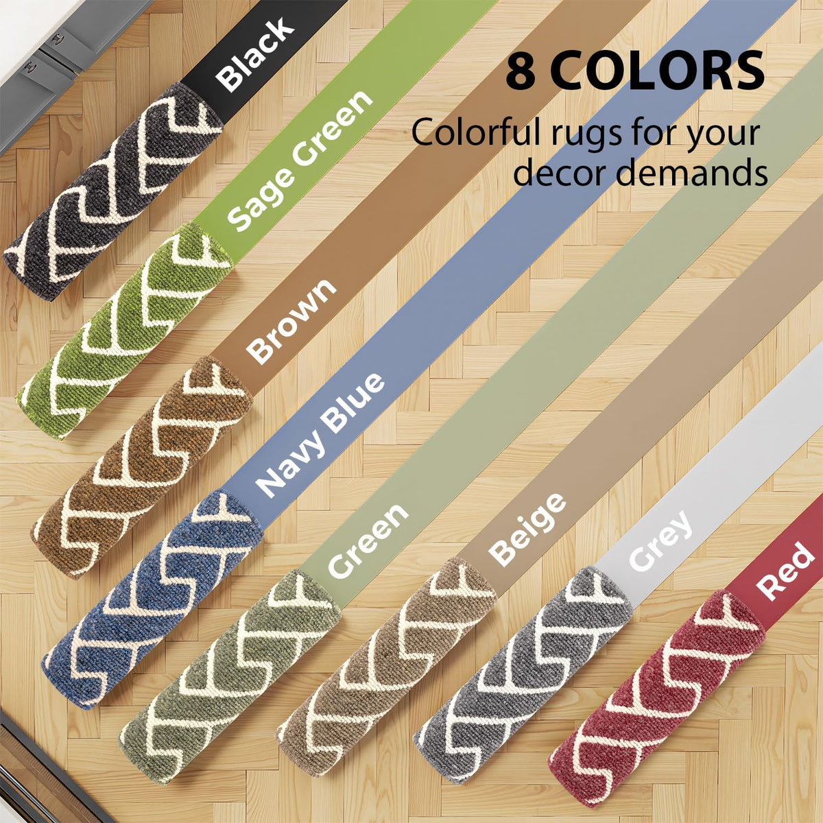 hicorfe kitchen rug gradient-design enhances any countertop area.